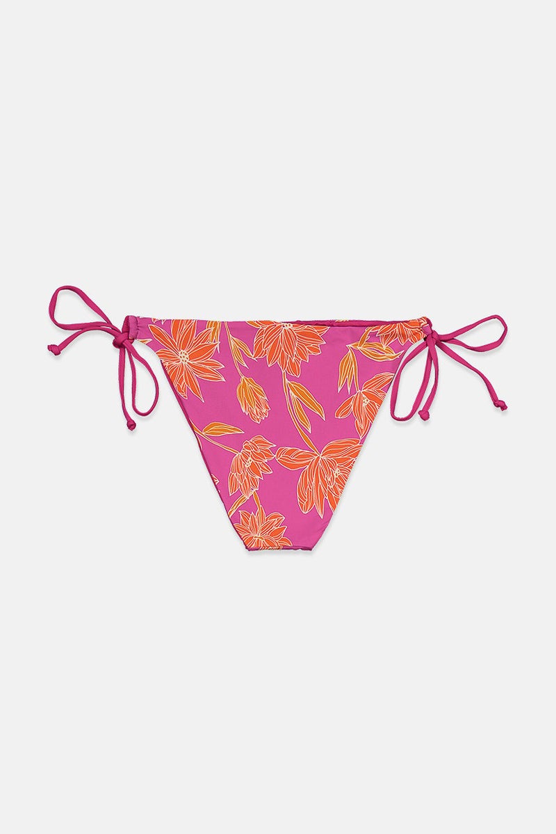 women'secret Women Printed Bikini Bottom, Pink Combo - Image 2